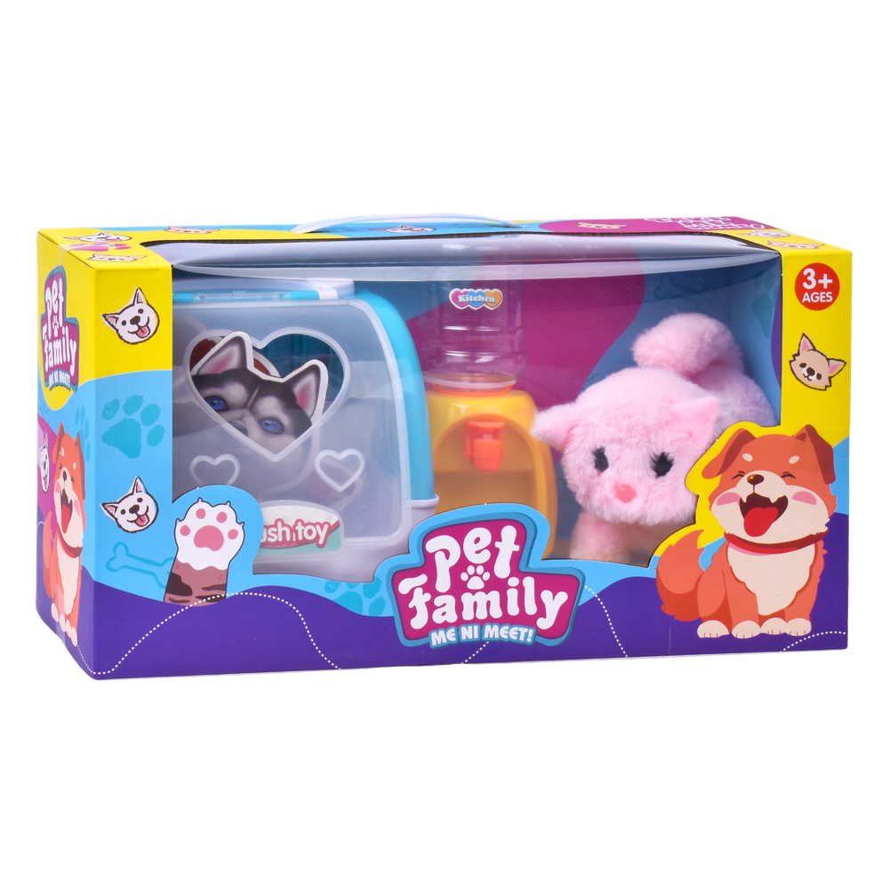 Brinquedo Gato Peluche C/Acessórios