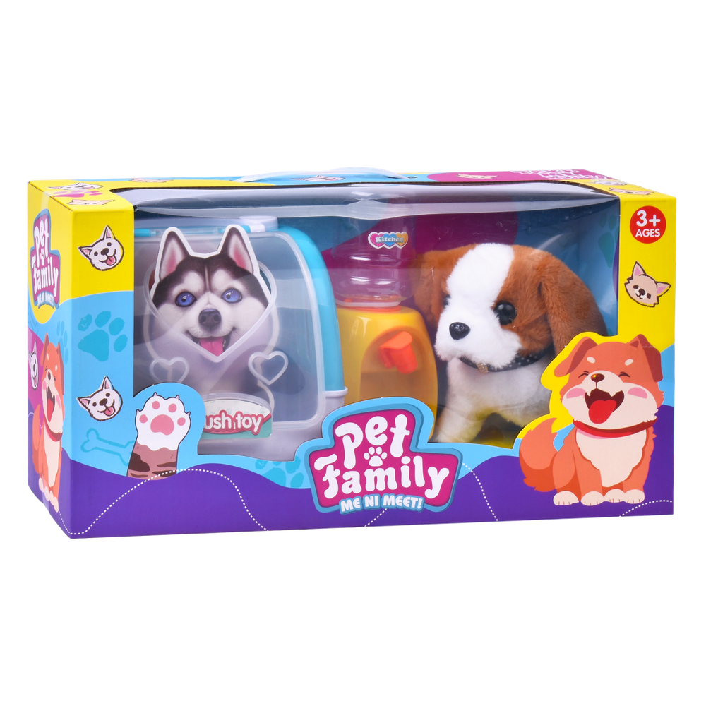 Brinquedo Cão Peluche C/Acessórios