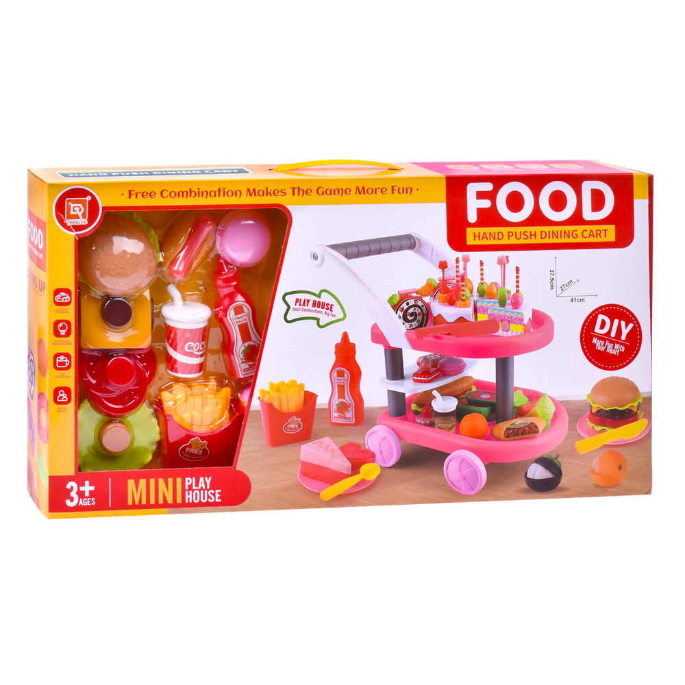Brinquedo Set Carrinho C/Comida