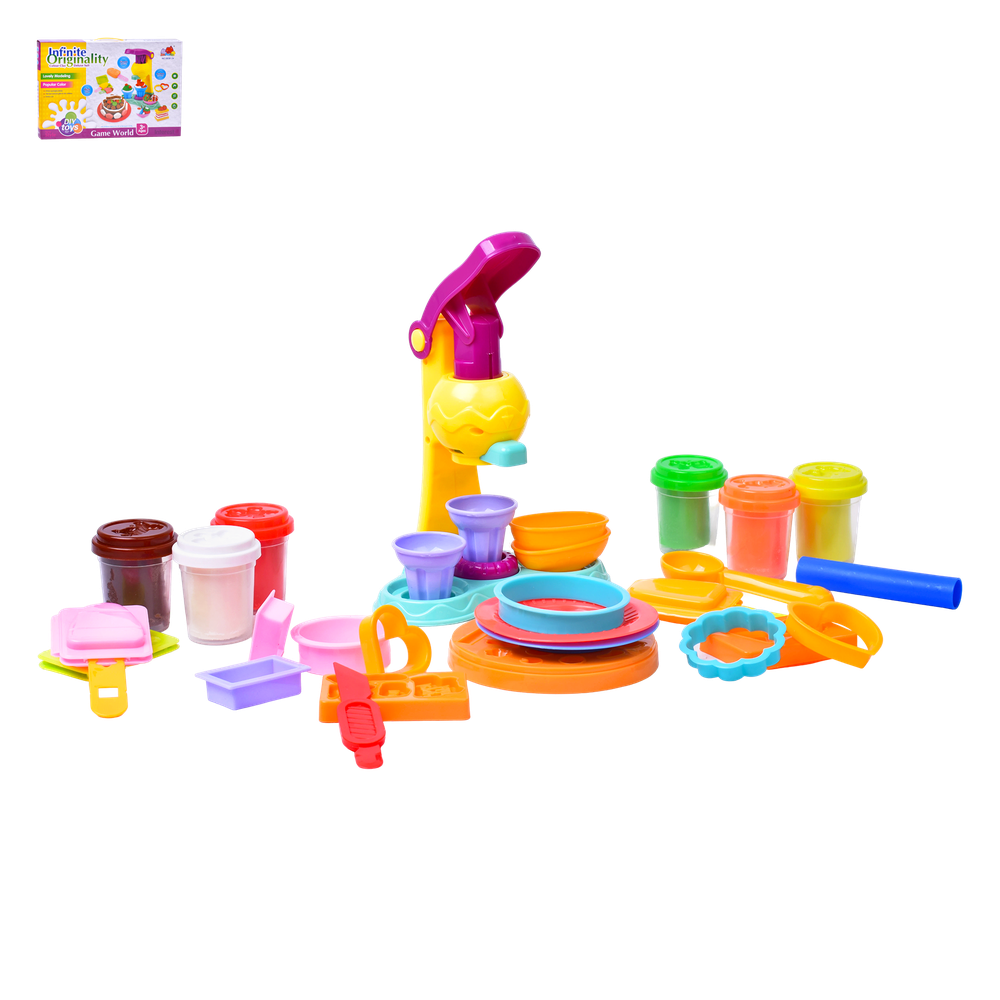 Brinquedo Plasticinas + Moldes