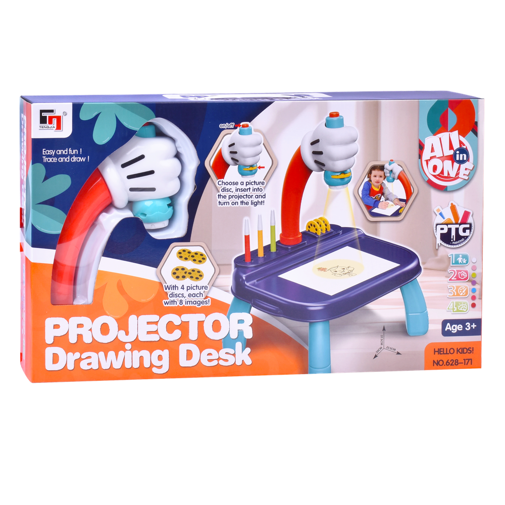 Brinquedo Mesa Desenho + Projetor