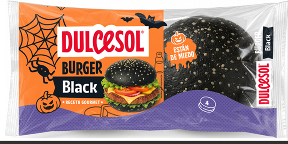 Dulcesol Pão Hamburguer Black 4 uni