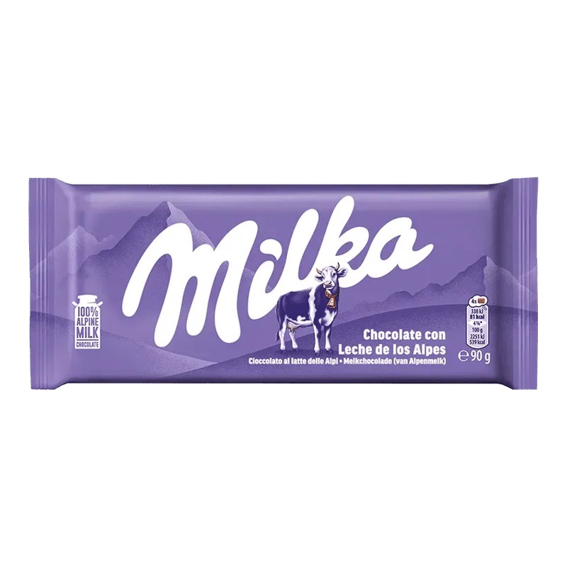 Milka Chocolate Alpine Milk 90gr