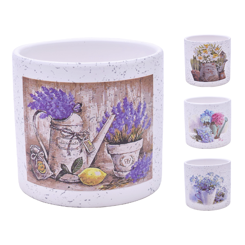Garden Vaso Decorado 11,5 x 10,5 cm