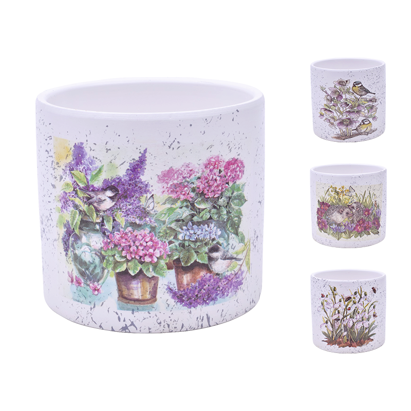 Garden Vaso Decorado 11,5 x 10,5 cm