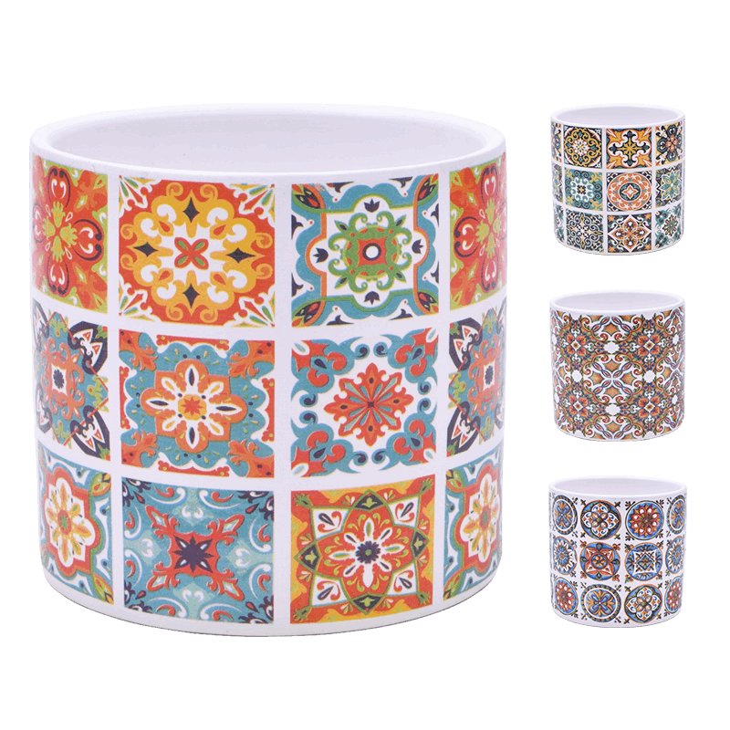 Garden Vaso Decorado 11,5 x 10,5 cm