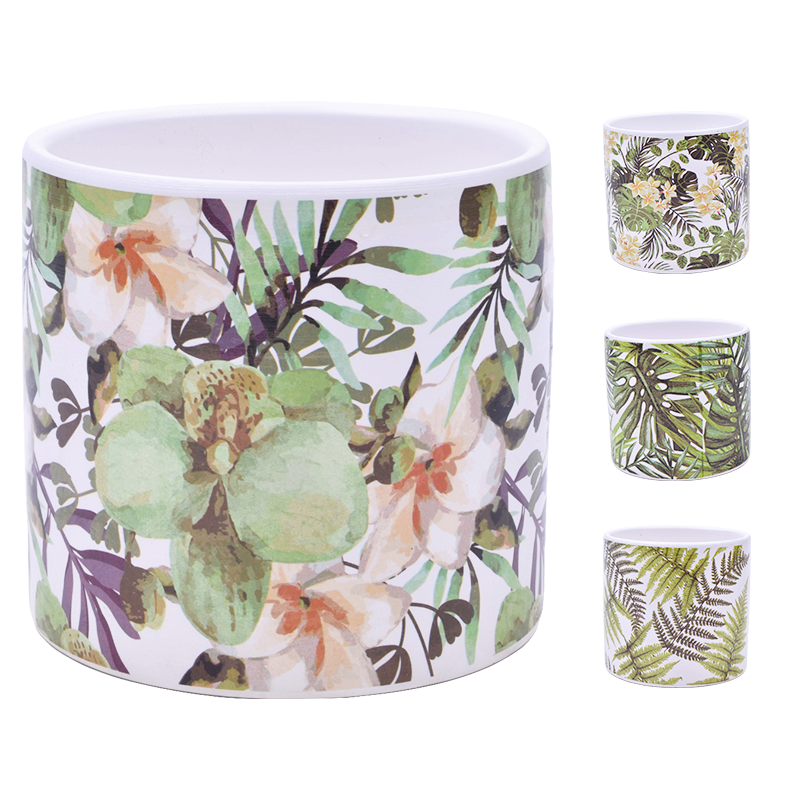 Garden Vaso Decorado 11,5 x 10,5 cm