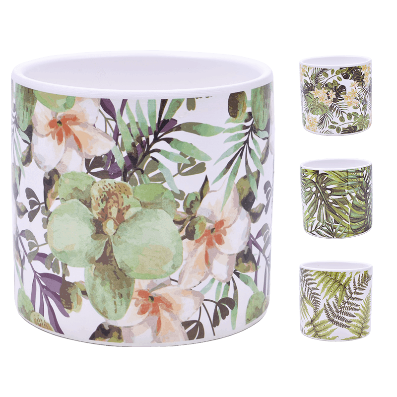 Garden Vaso Decorado 11,5 x 10,5 cm