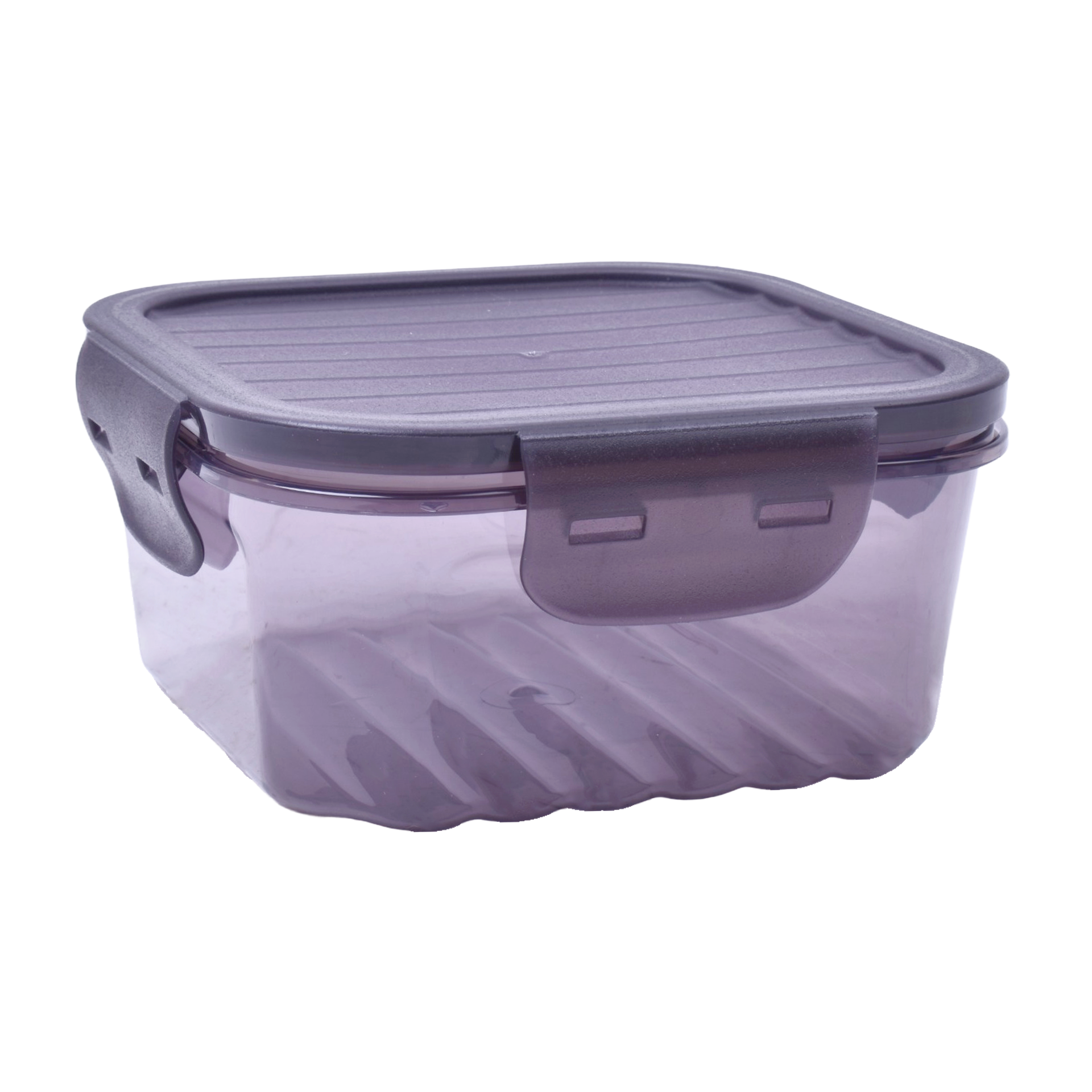 Caixa Plastica Quadrada Preta 400 ml