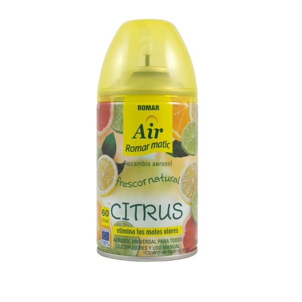 Amb. Spray Citrus Recarga 250ml Romar