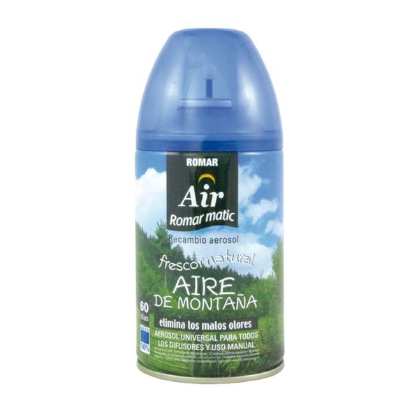 Amb. Spray Montanha Recarga 250ml Romar