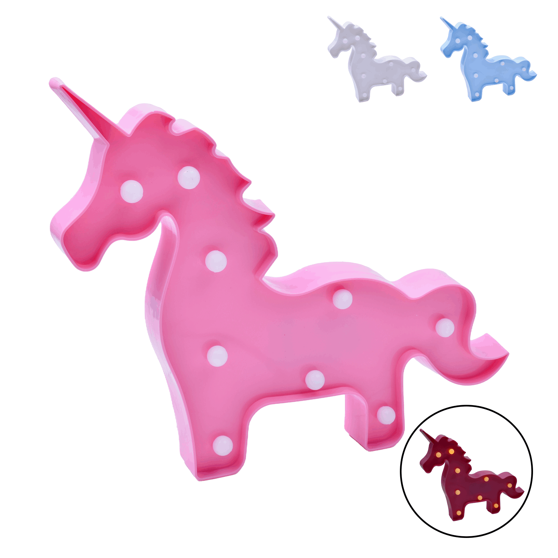 Luz Presença Unicornio 30 x 23,5cm