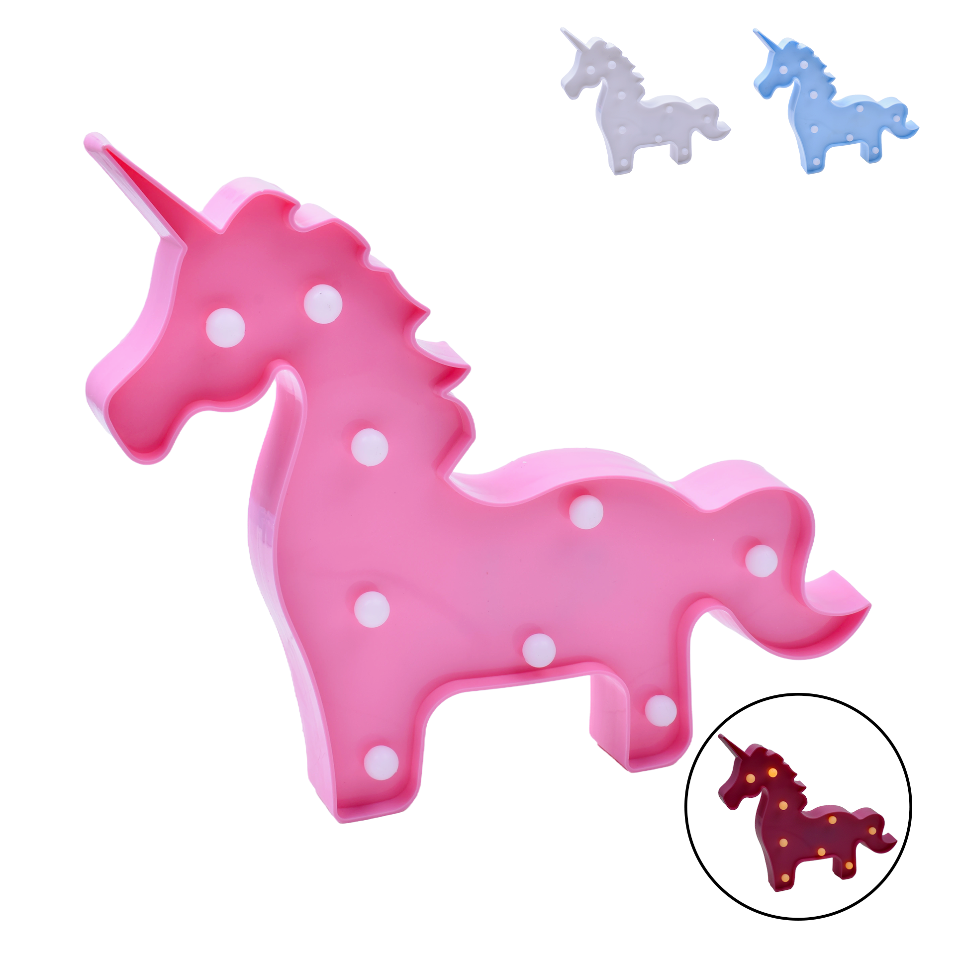 Luz Presença Unicornio 30 x 23,5cm