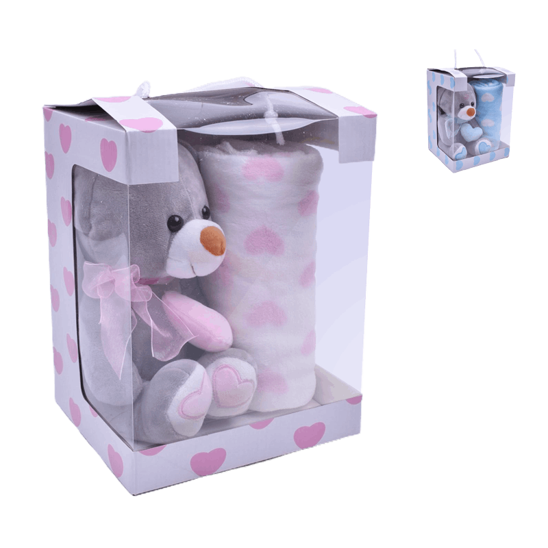 Manta Polar 90 x 75 cm C/Peluche