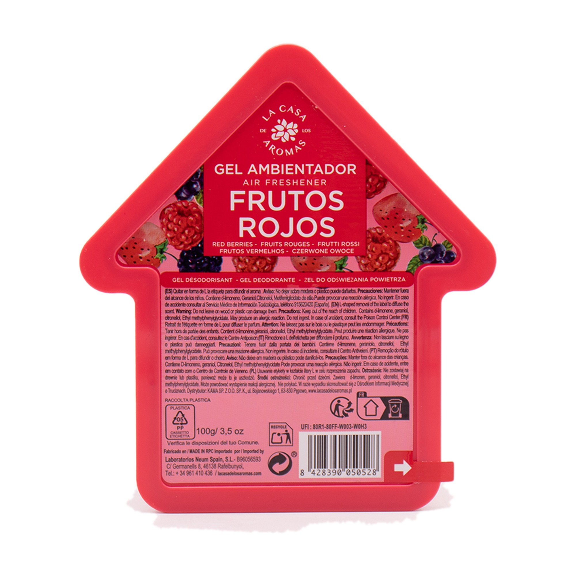 Ambientador Gel F.Vermelhos 100 gr
