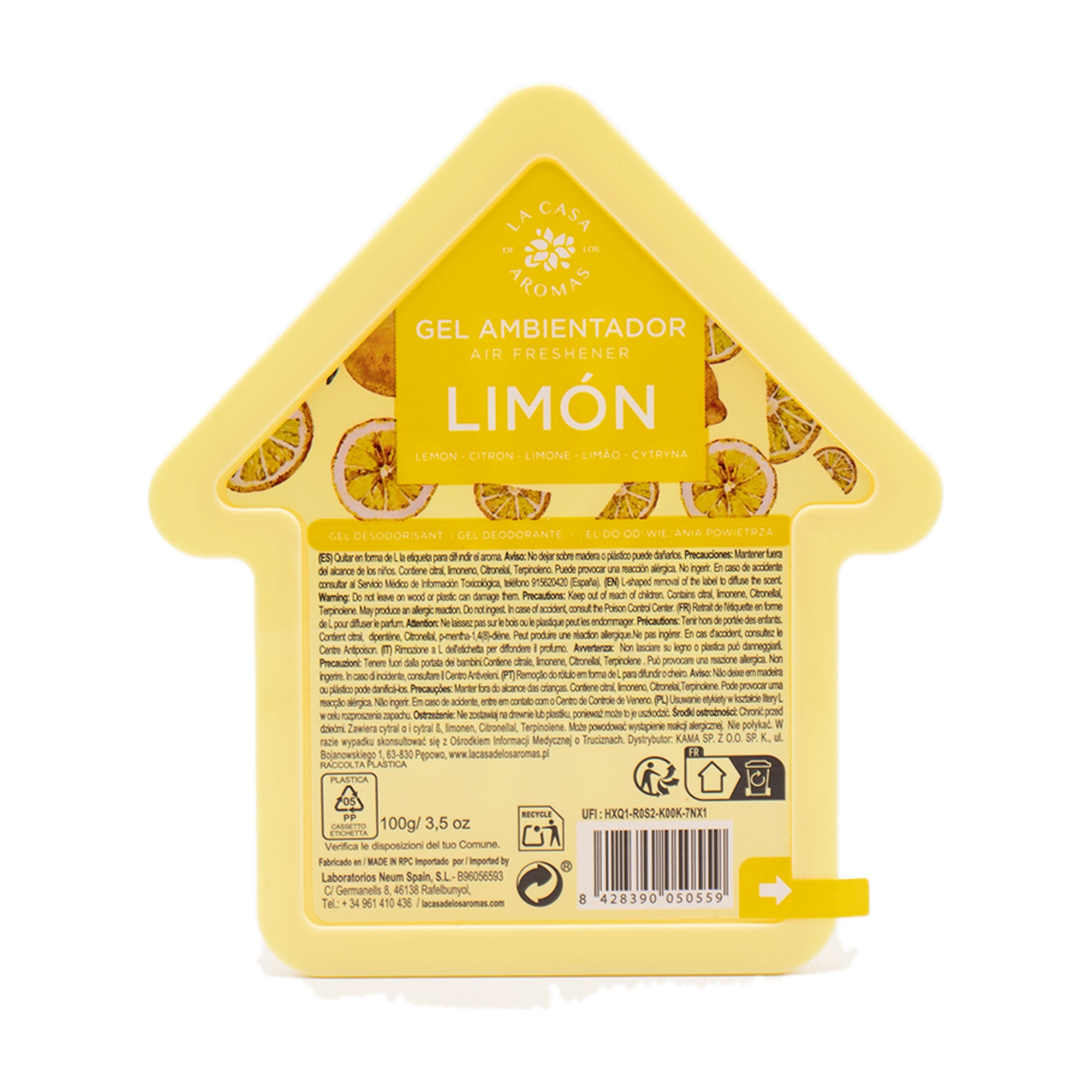 Ambientador Gel Limão 100 gr