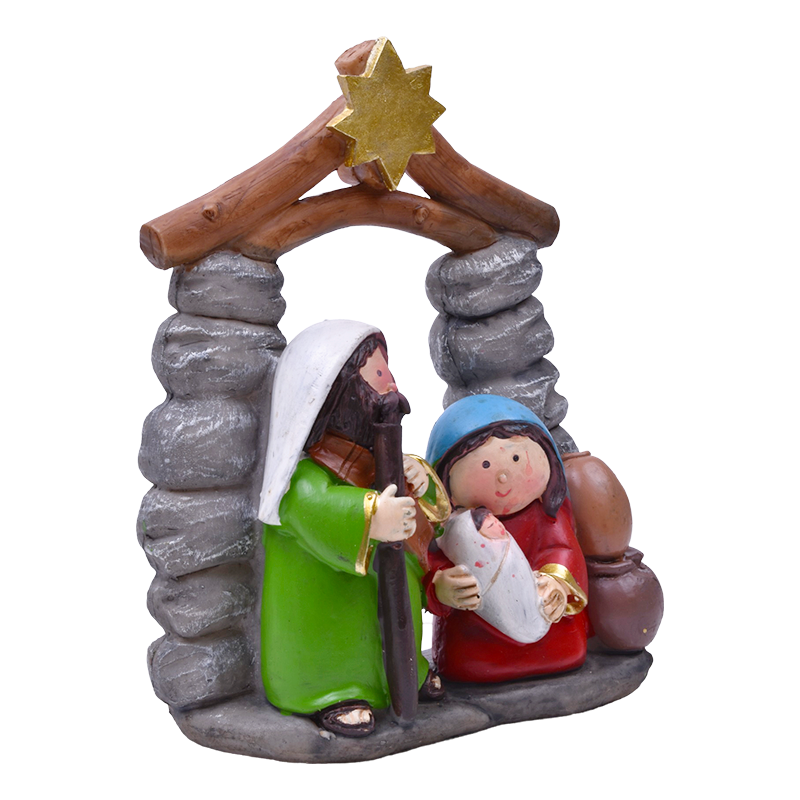 Decoração Natal Presepio Resina