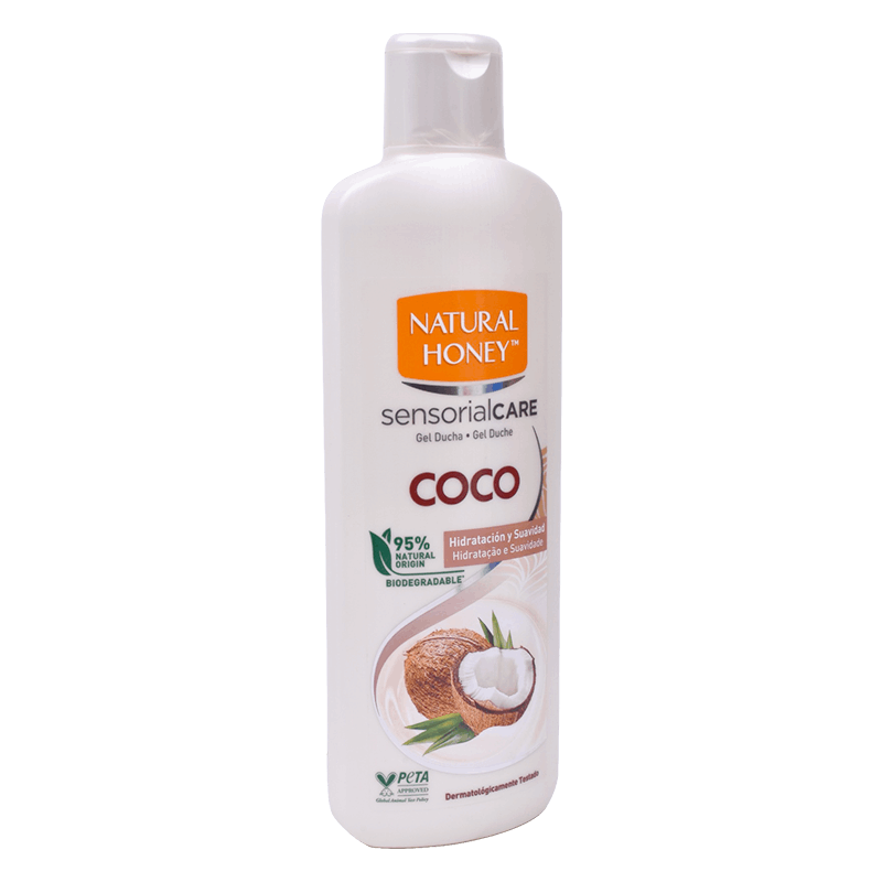 Natural Honey Gel Banho Côco 600 ml