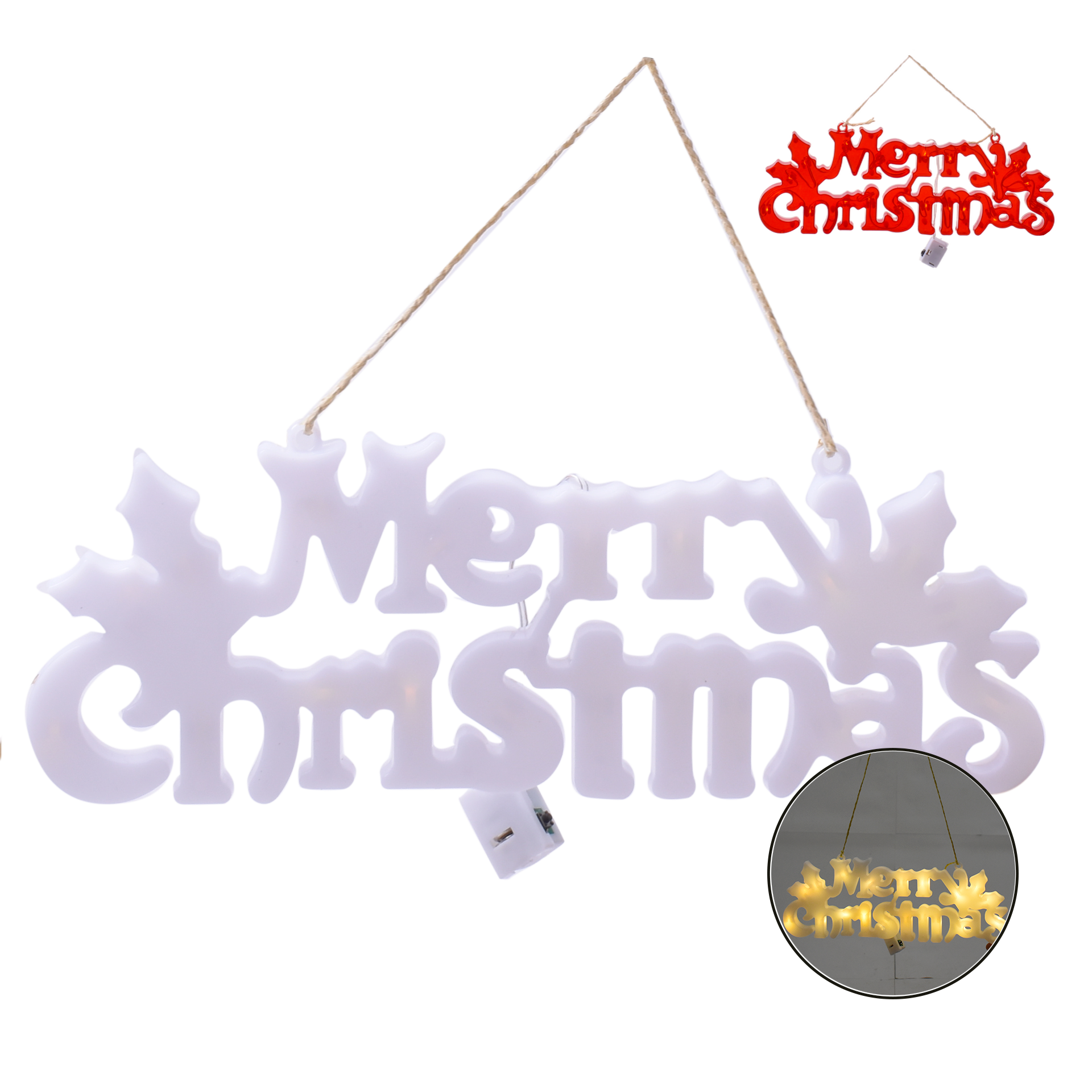 Decoração Natal 27 x 9 cm