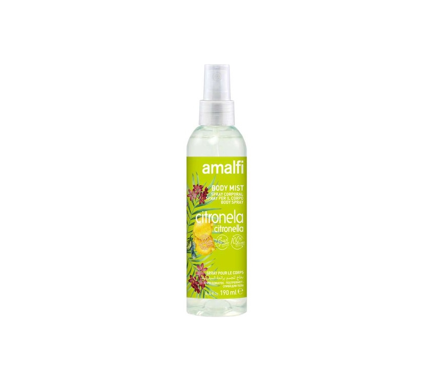 Amalfi Body Mist Citronela 190ml.