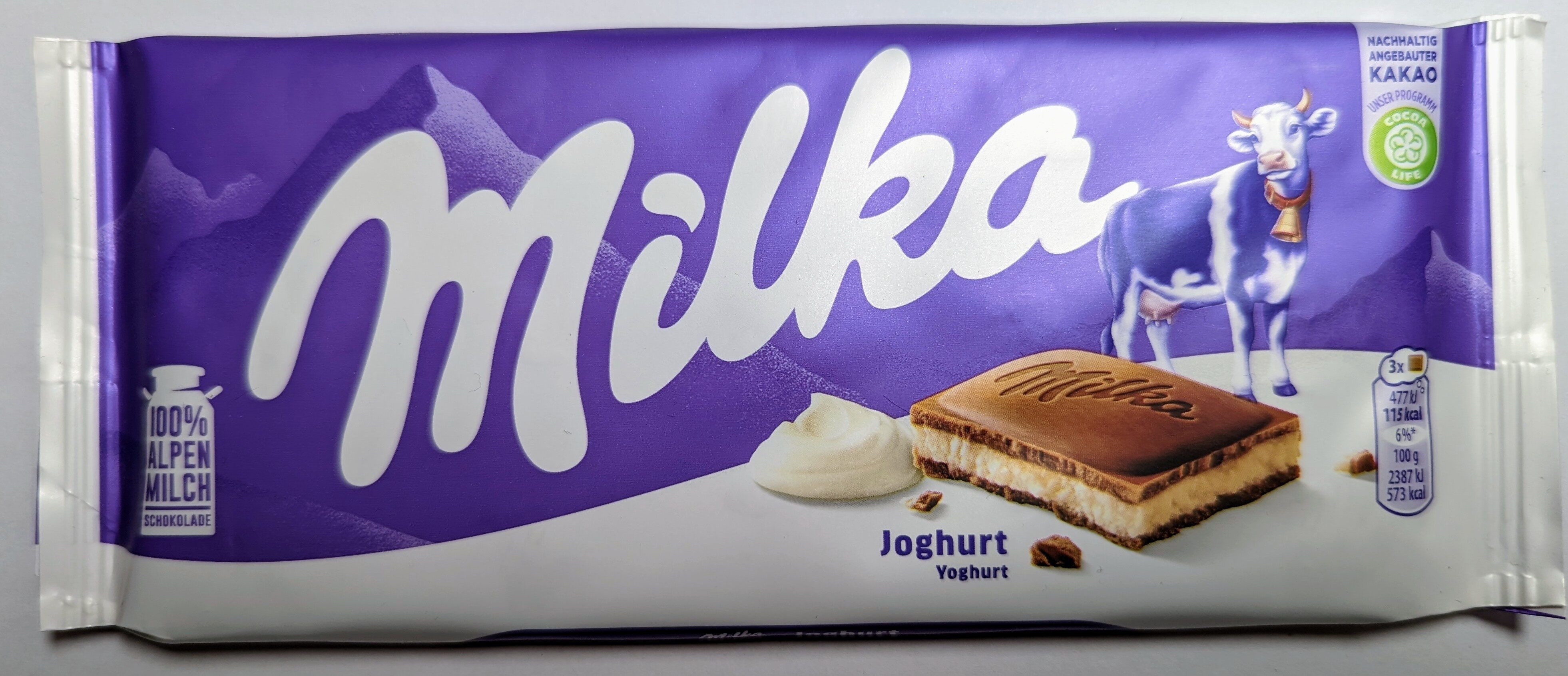 Chocolate Milka Yoghurt 100 G