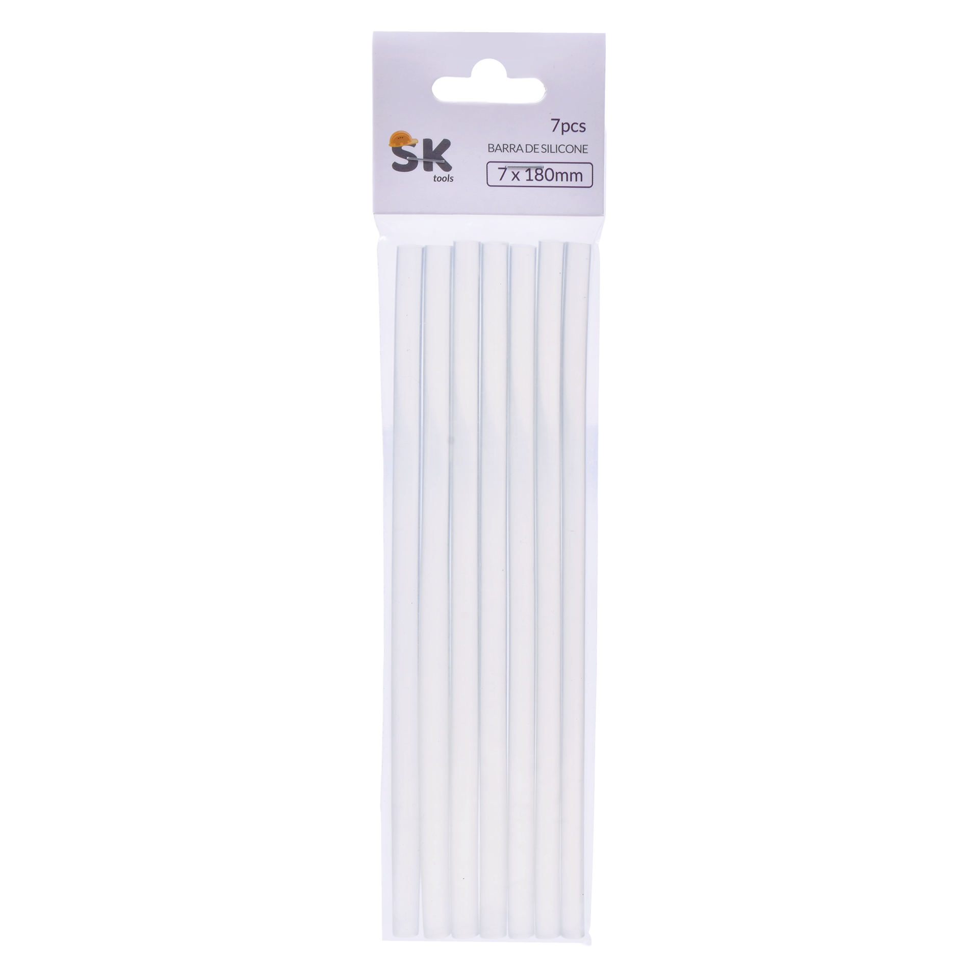 Barra Silicone 0.7 x 18 cm 7 unid
