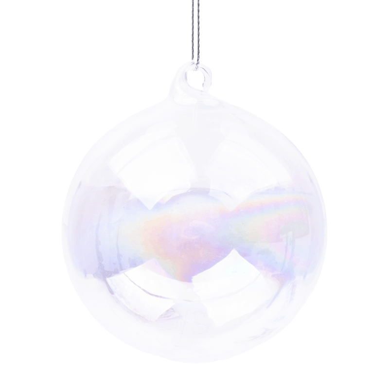 Decoração Natal Bola Vidro 10 cm