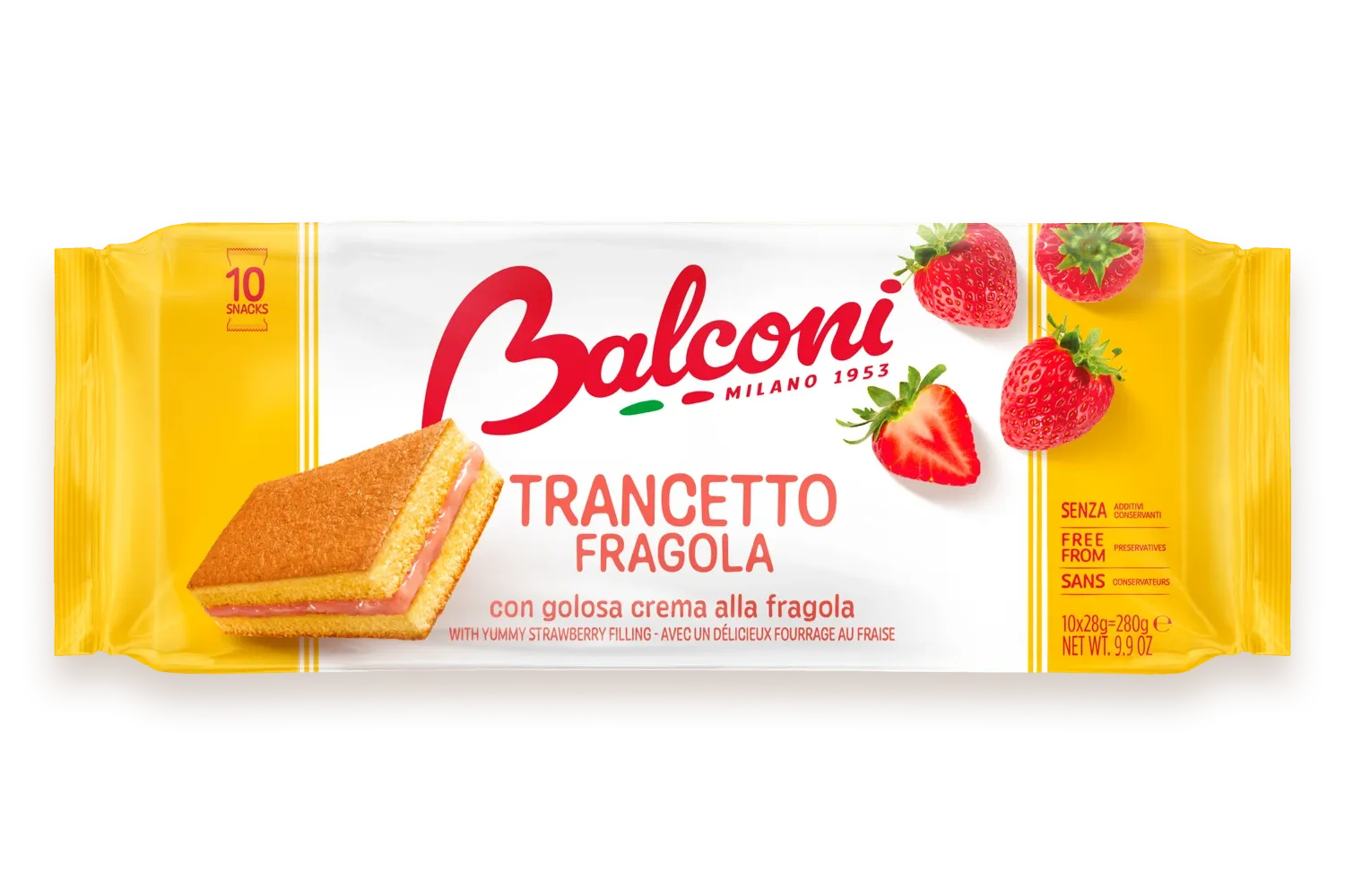 Trancetto Fragola Balconi 280Gr