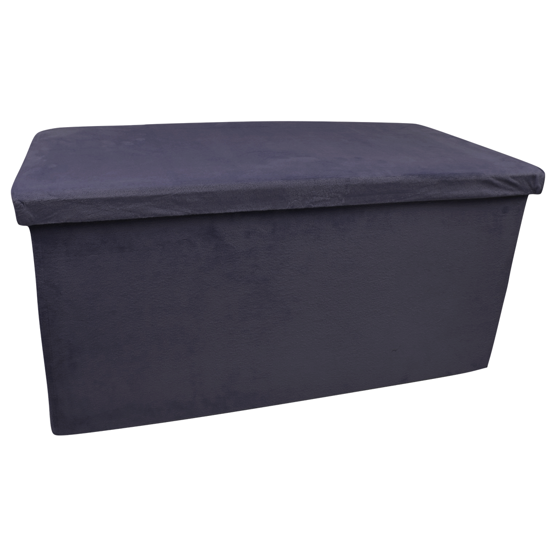 Banco C/Arrumação 76 x 38 cm Cinza