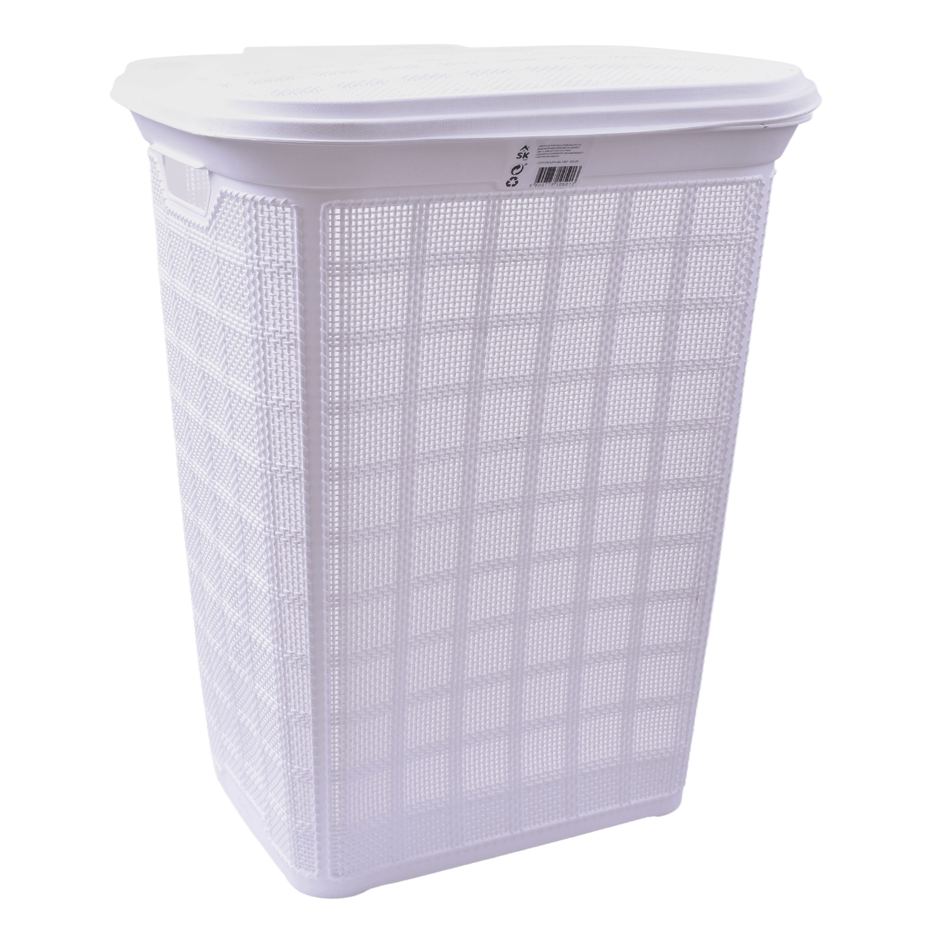 Cesta Roupa Branca 60 Lt