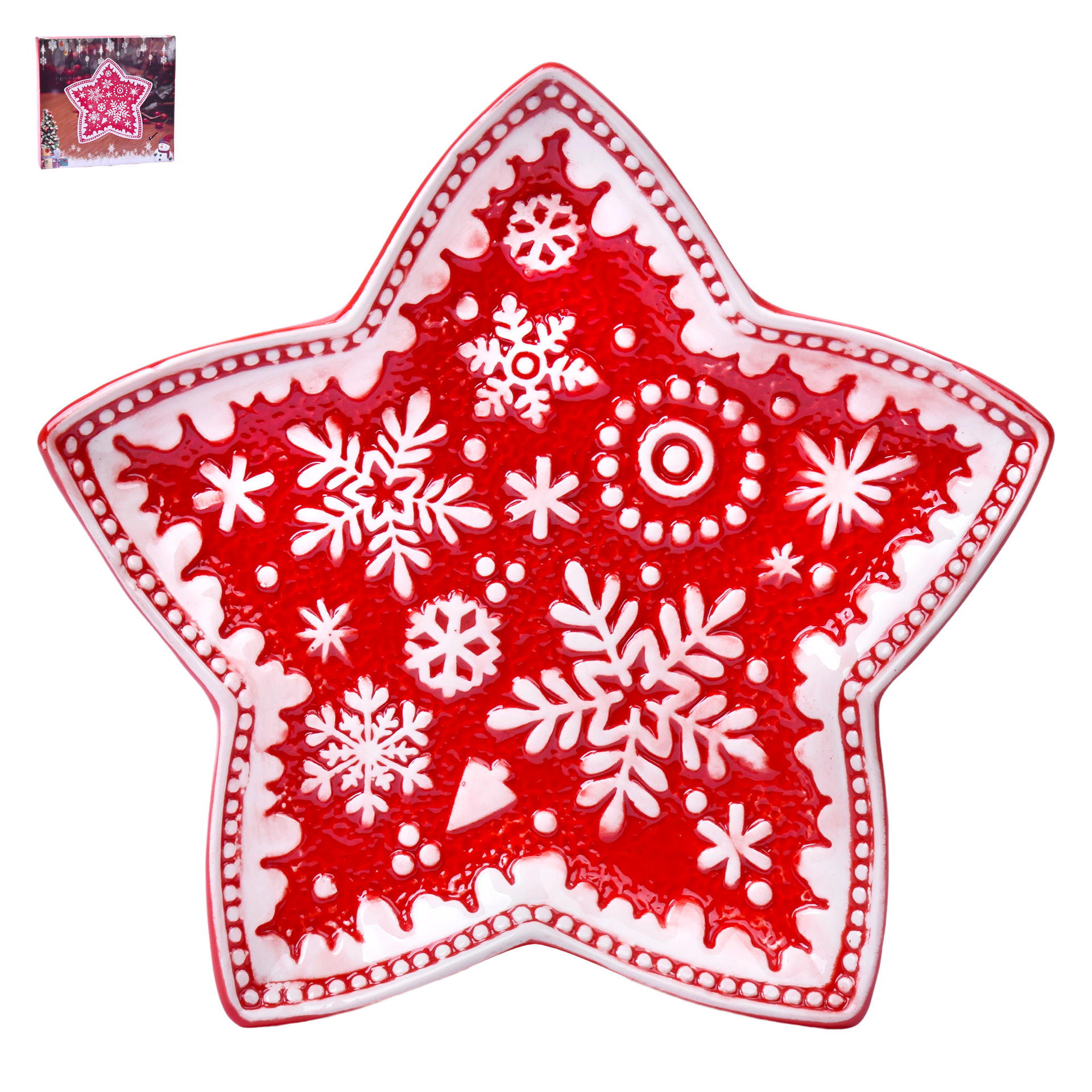 Prato Natal 23x22x3 cm
