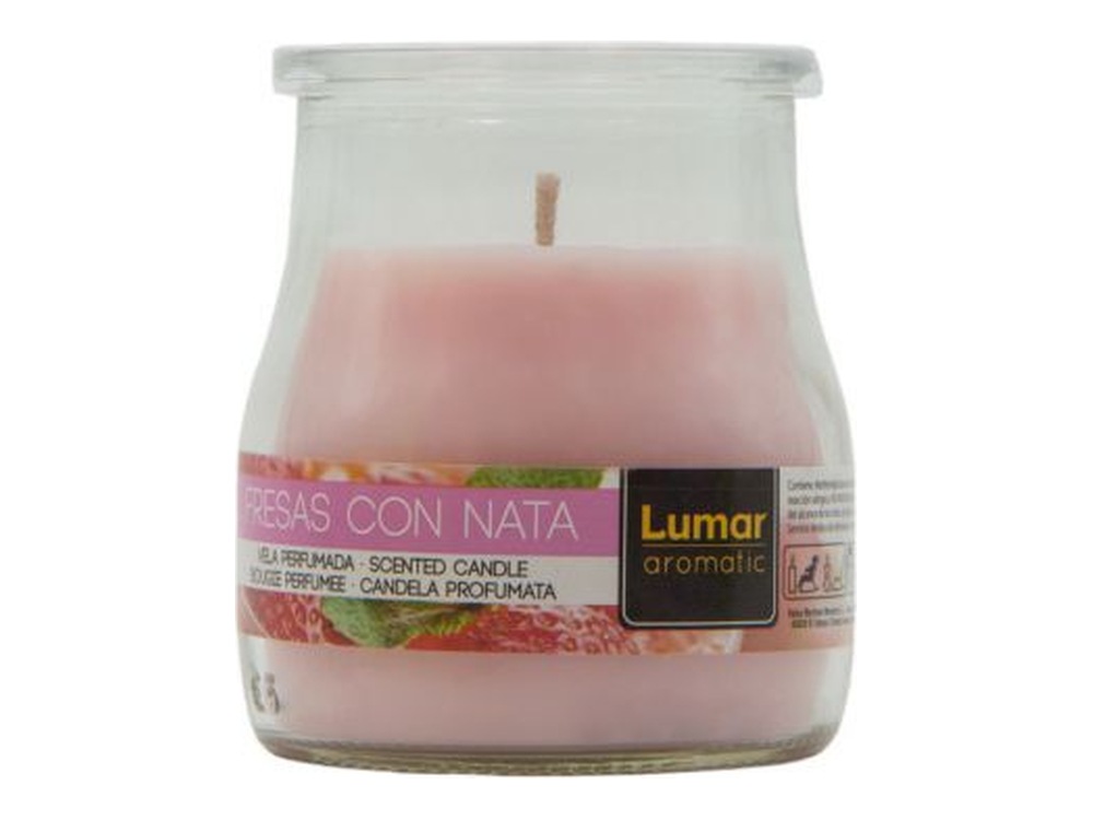 Lumar Vela Yogurte Perf. Fresa/Nata