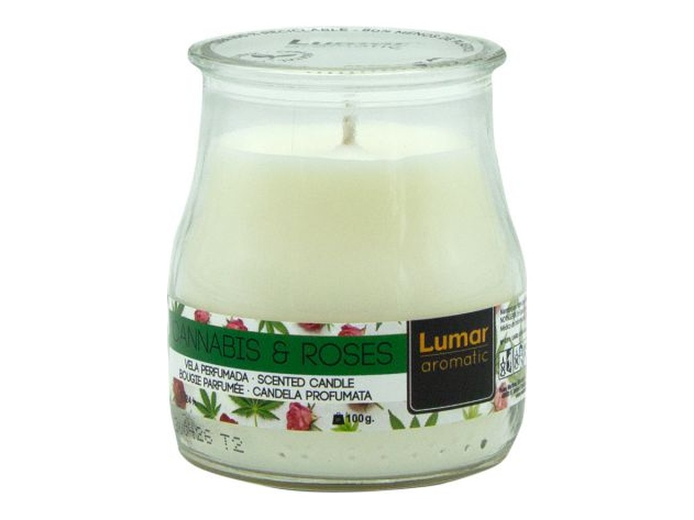 Lumar Vela Yogurte Perf.Canabis & Rosa