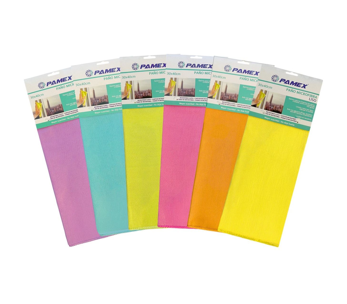 Pamex Pano Microfibra Liso 30 x 40 cm
