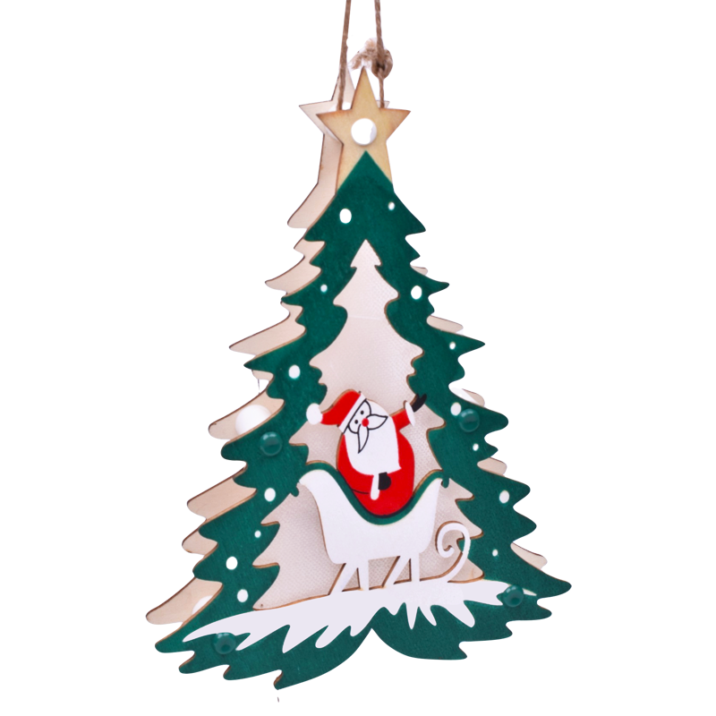 Decoração Natal C/Luz 14 x 20 cm