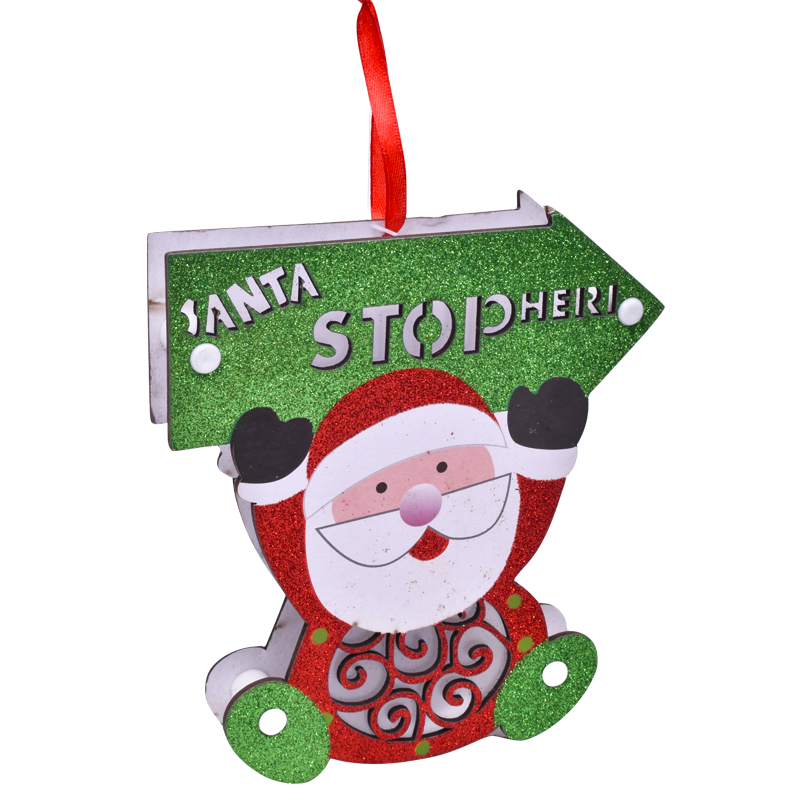 Decoração Natal C/Luz 14 x 16 cm