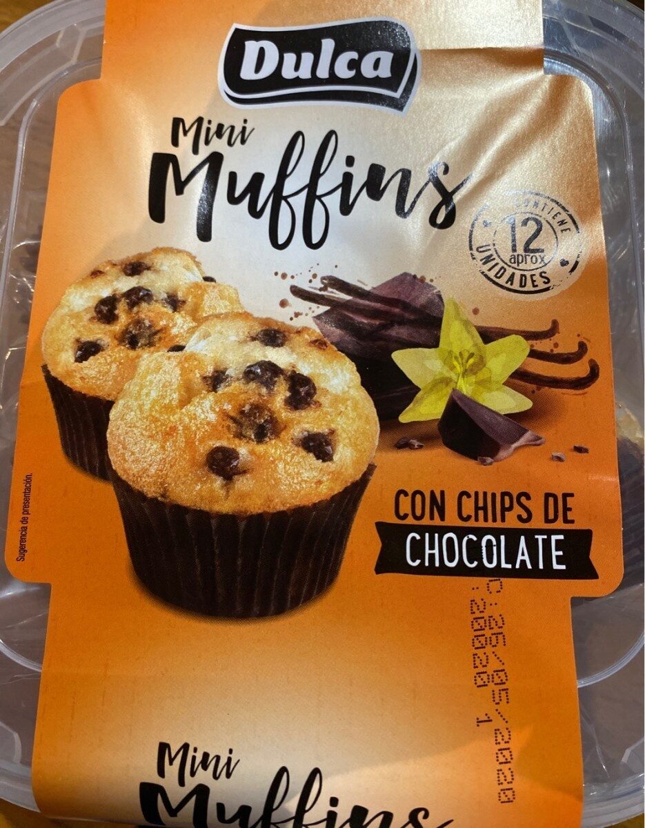 Mini Muffins C/Pepitas Choco Pack*12 300g Dulca