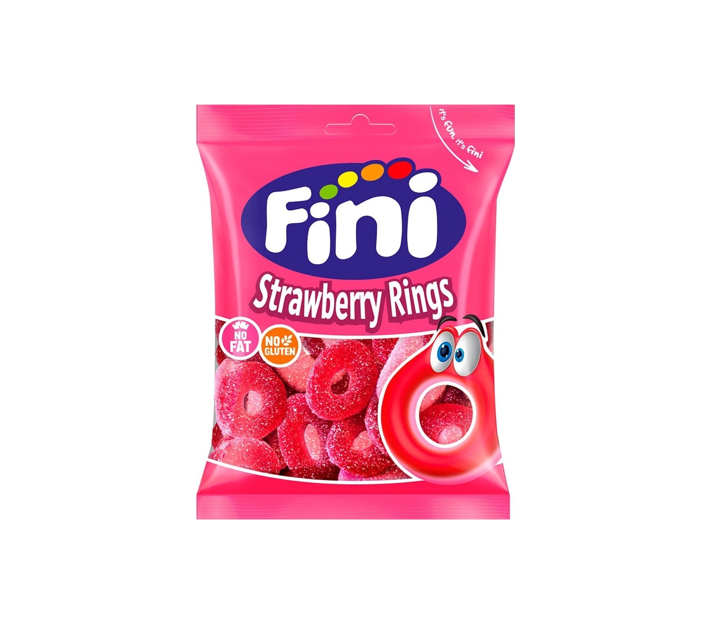 Fini Goma Aros Fresa Pica 90 gr
