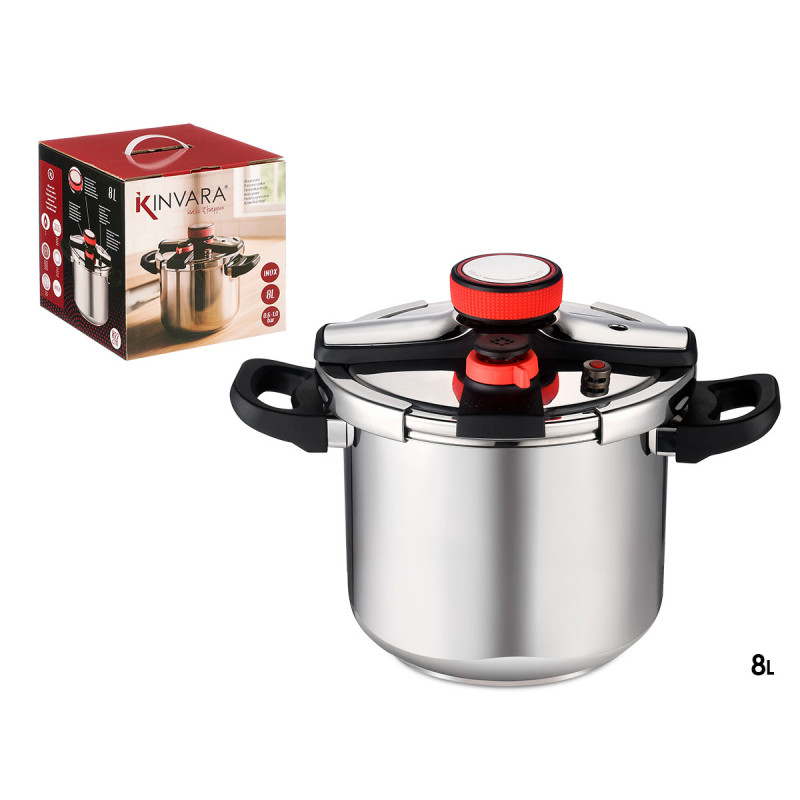 Panela Pressão Inox 8 Litros