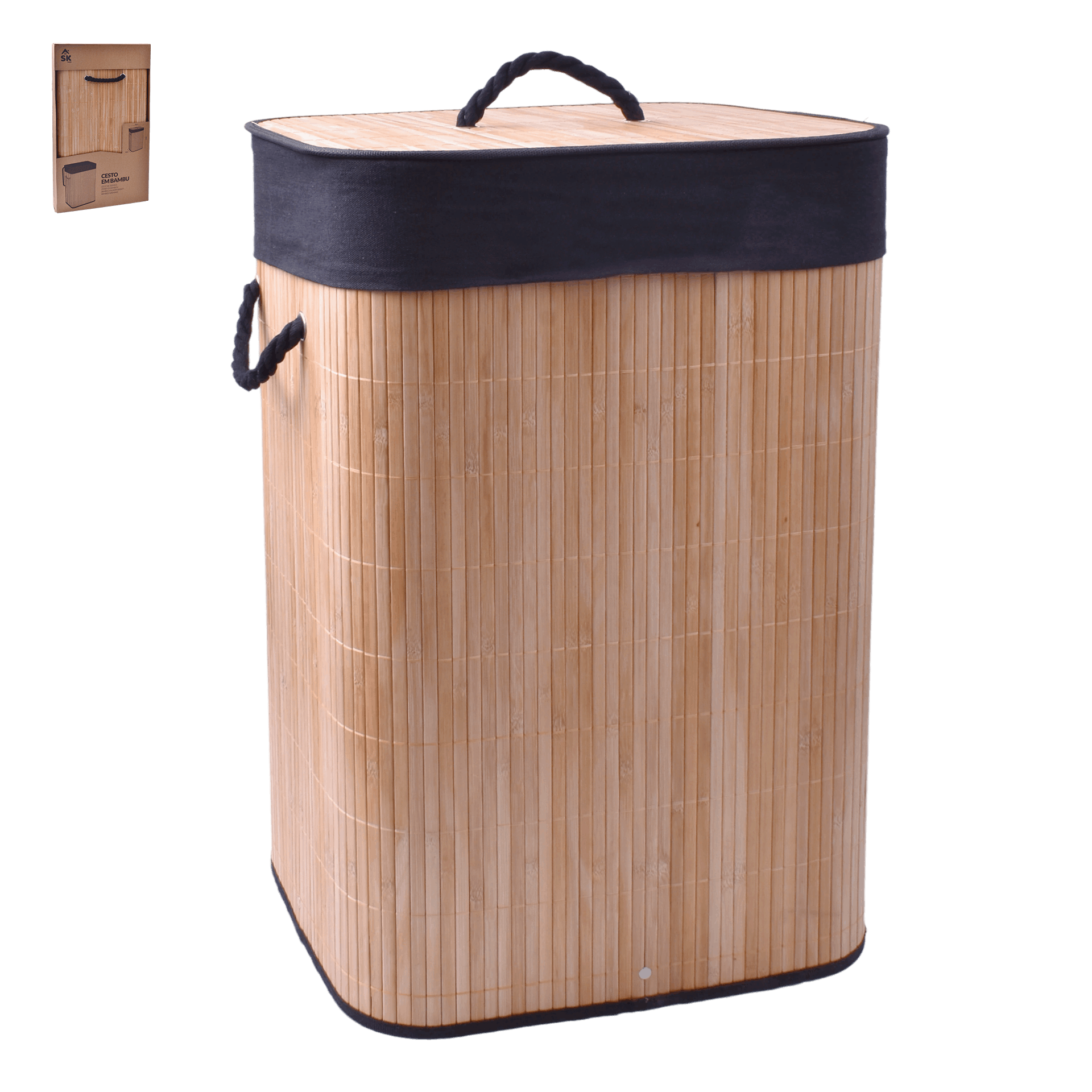 Cesto Roupa Rect. 40x30x60 cm