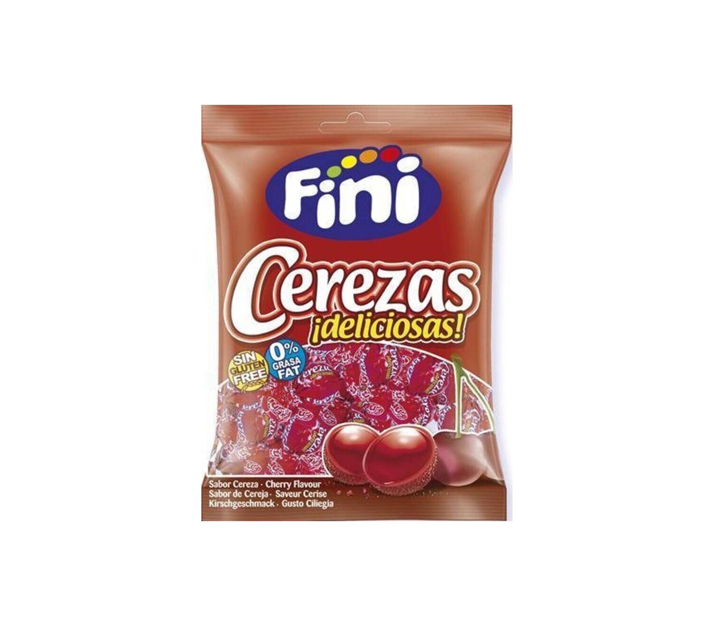 Fini Goma Cerejas Grageadas 80 gr