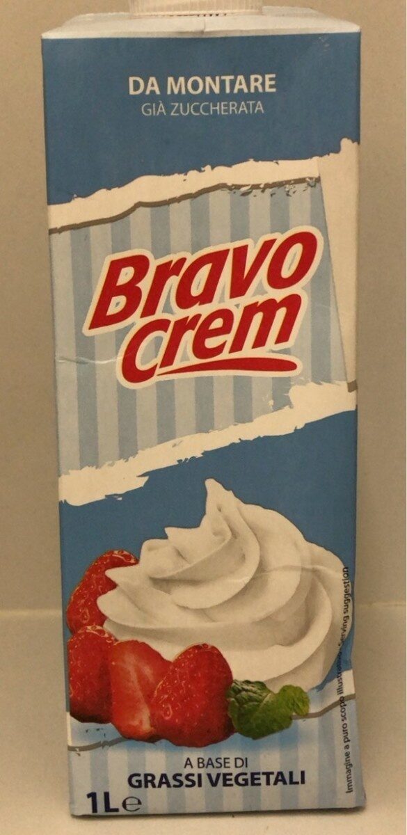 Nata Vegetal Pastelaria Bravo Crem 1L
