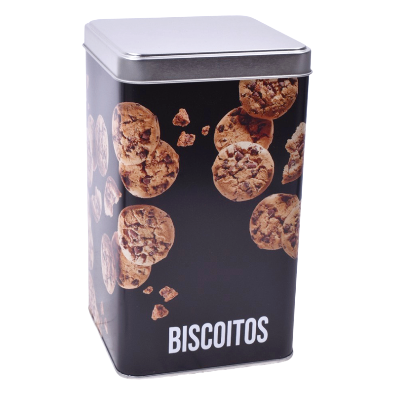 Lata Metal Biscoitos 10,8 x 18,5 cm