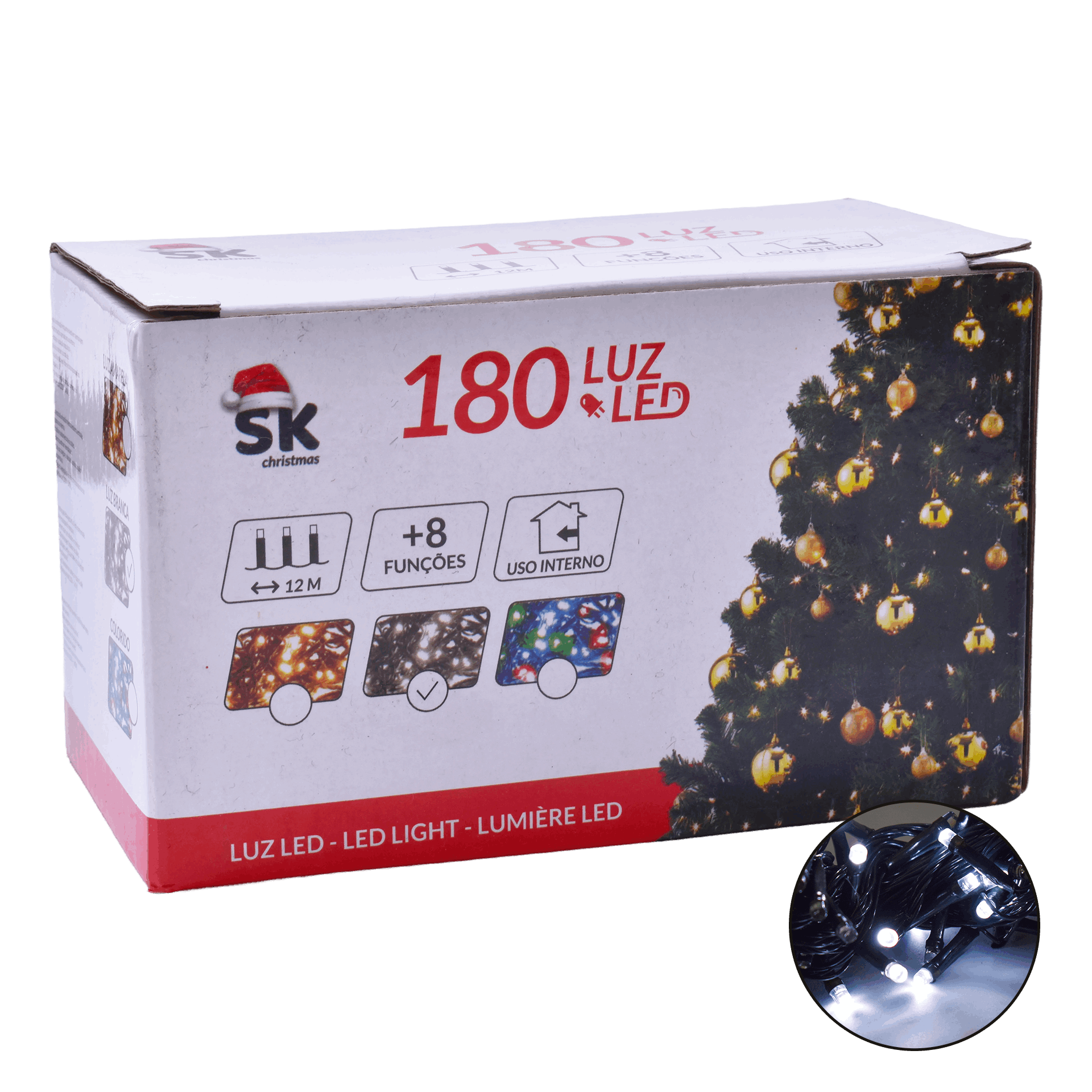 Luzes Natal Serie 180 luzes