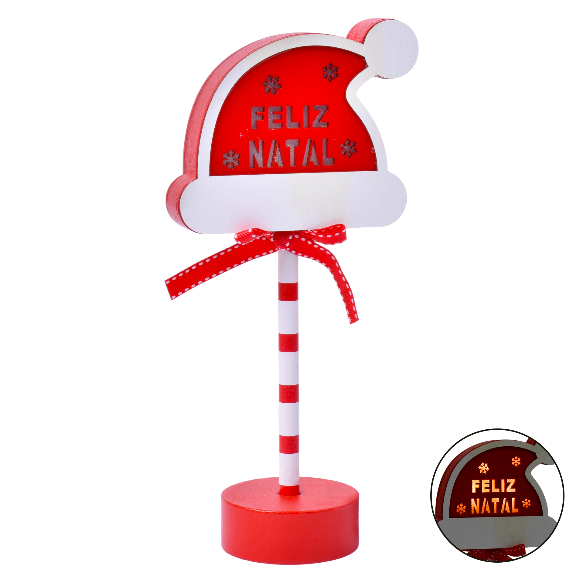 Decoração Natal Mdf C/Luz