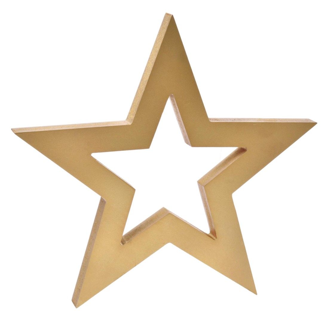Decoração Natal Estrela Dourada