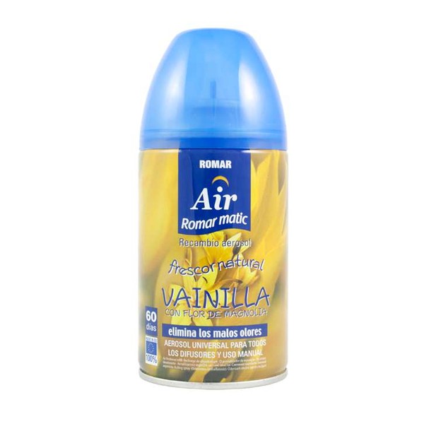 Amb. Spray Baunilha Recarga 250ml Romar