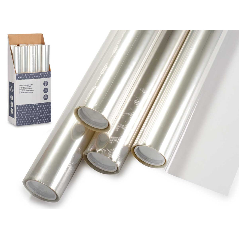 Rolo Plastico Transparente 0.62x25 Mt