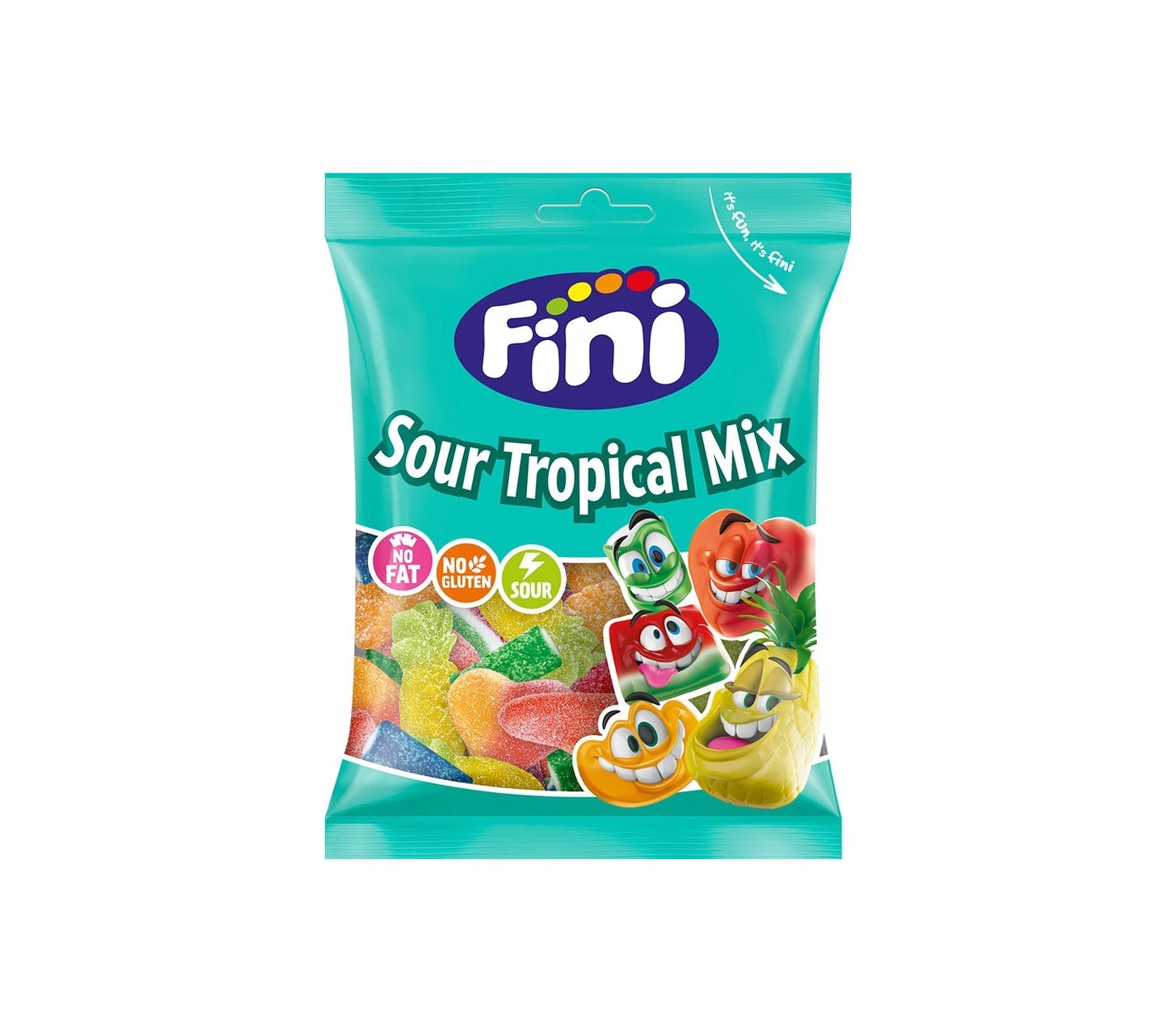 Fini Goma Sour Tropical Mix 90 gr