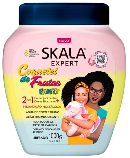 Skala Mascara Cabelo Coquetel de Frutas 1000 Gr